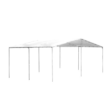2W INTERNATIONAL Canopy Tent, White, 20x20 PR2020-W